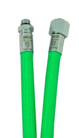 Latiguillo Miflex para regulador 62cm (Verde)