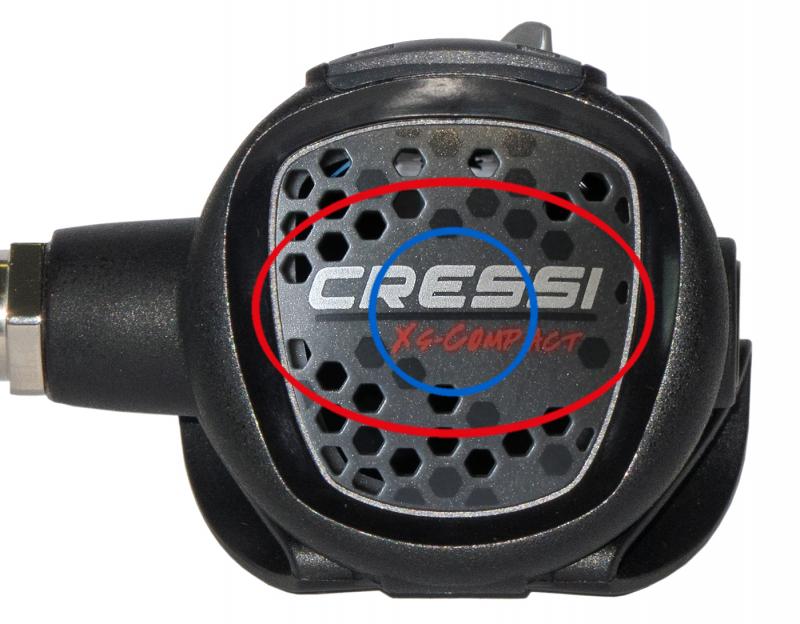 Regulador Cressi XS Compact Negro - MC9