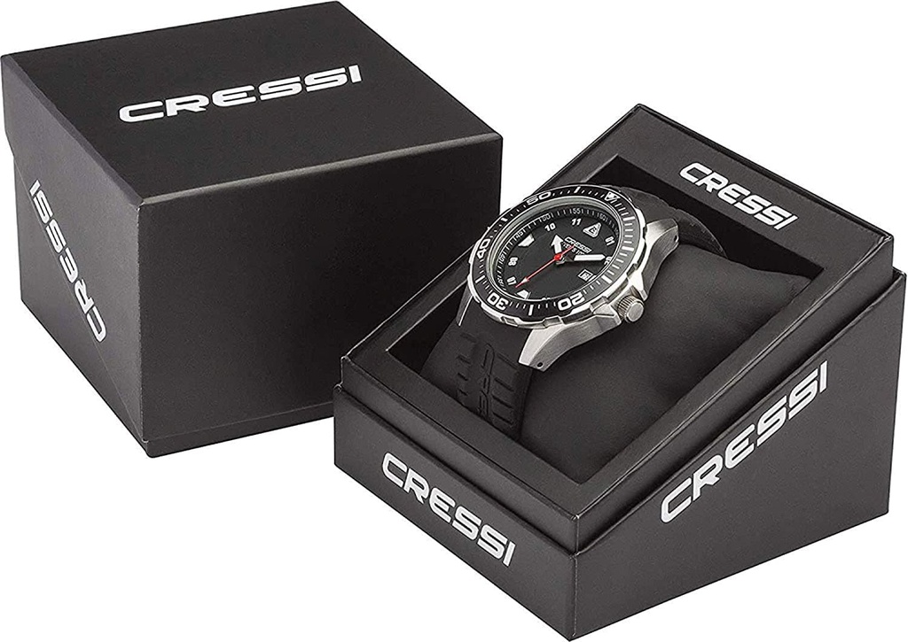 Reloj Cressi Nereus (Acero-Negro)