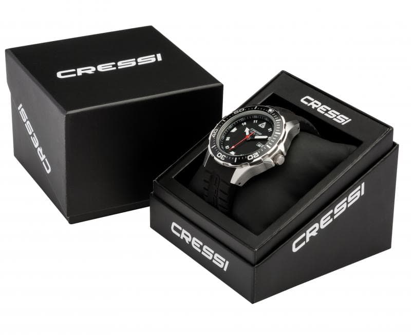 Reloj Cressi Traveller Dual Time (Negro)