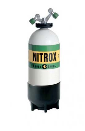 Botella Aqualung 15L Nitrox 232Bar (Doble salida de aire))