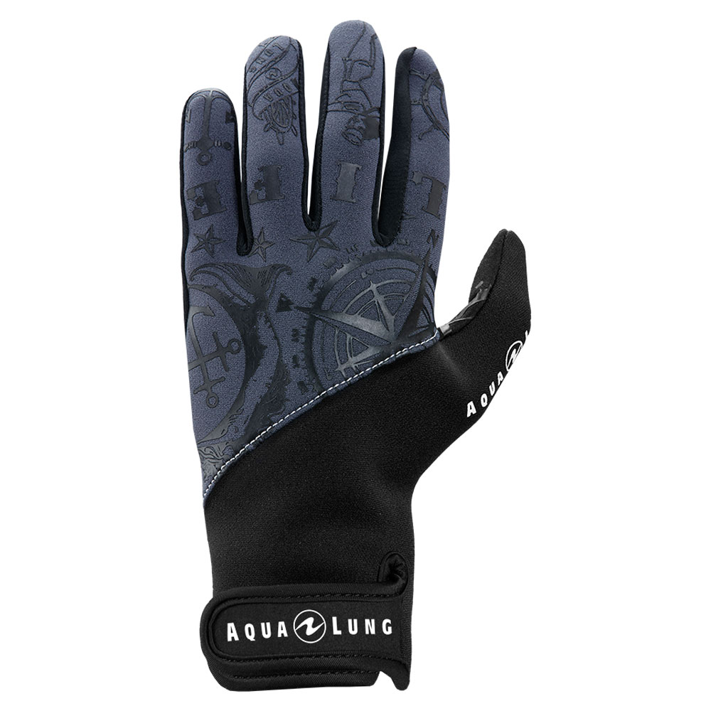 Guantes Aqualung Admiral III Black/Charcoal (3mm)