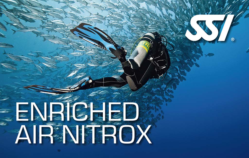 Especialidad Aire Enriquecido Nitrox SSI con 2 inmersiones
