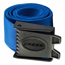 Cinturón Cressi Cinturon Nylon Hebilla Plastico (Azul)
