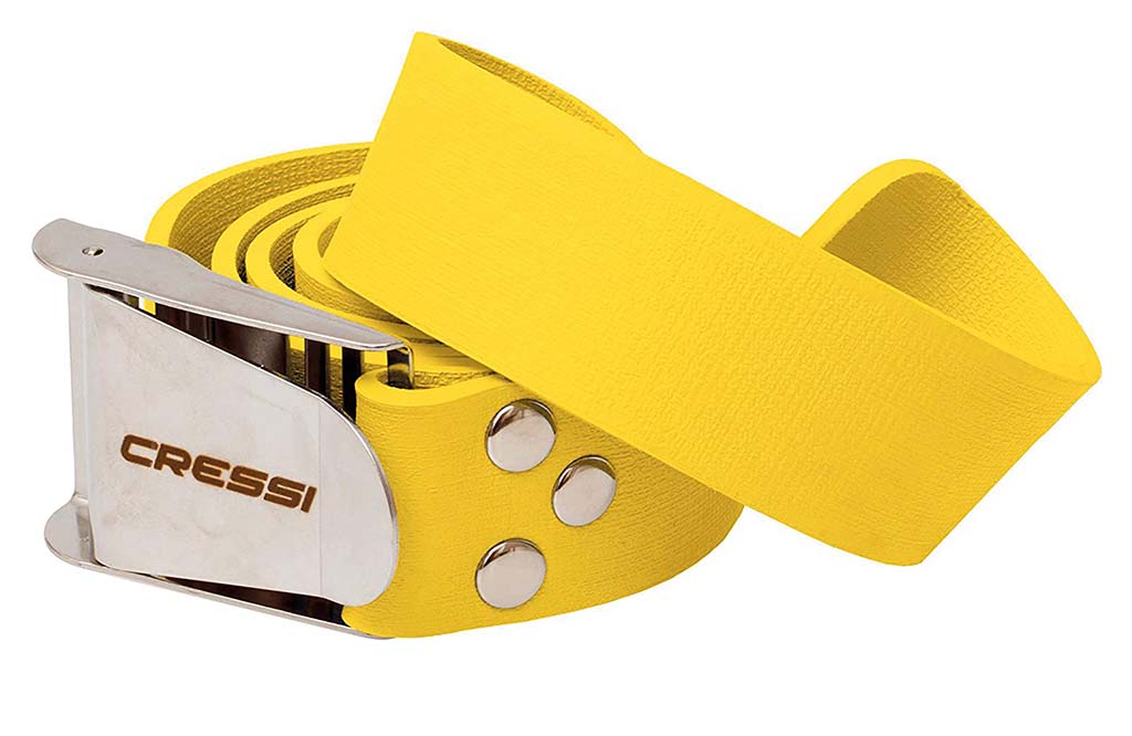 Cinturón Cressi Cinturon Elastico (Amarillo)