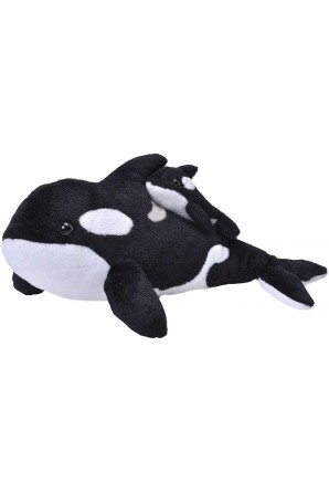 Peluche mamá y bebé orca Scuba Gifts