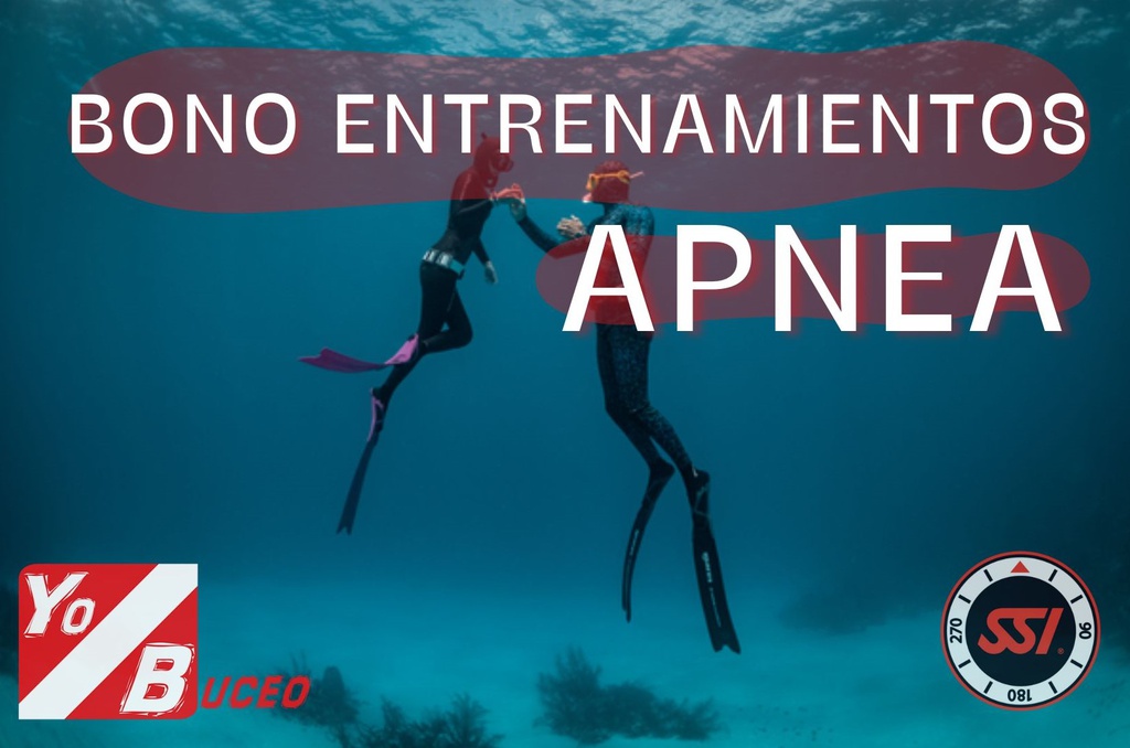 Bono de 10 Entrenamientos supervisados de Apnea