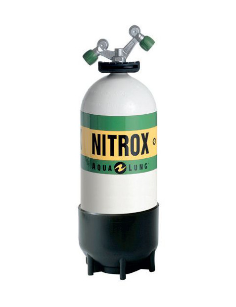 Botella Aqualung 12L Nitrox (doble salida de aire)