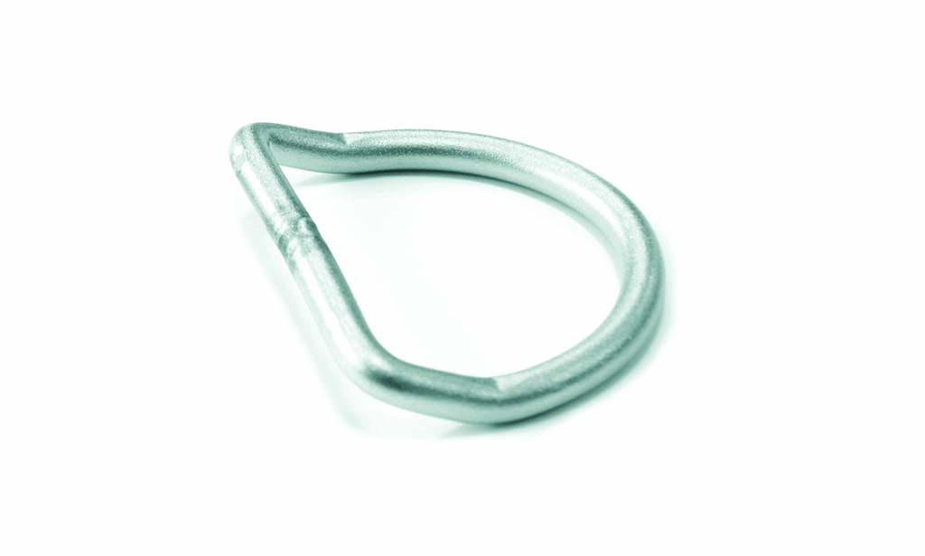 Anilla MaresXR D-Ring curvo de acero inoxidable