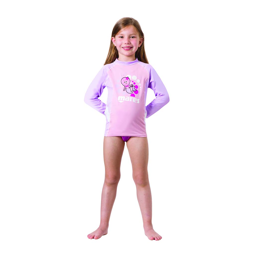 Lycra Mares Rash Guard para niña manga larga