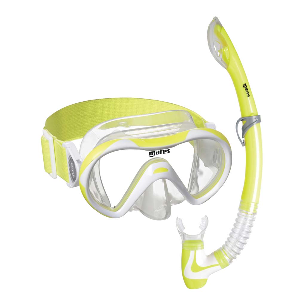 Combo Snorkel Mares Vento Junior Neon